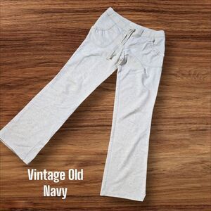 Vintage Off White Old Navy Low Rise Sweatpants Please See Sizing